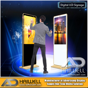 Quiosque de publicidade de rede de sinalização digital com display LCD Touch Android