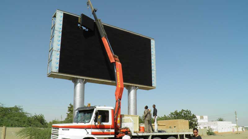Instale o especialista em estrutura do Billboard LED na China