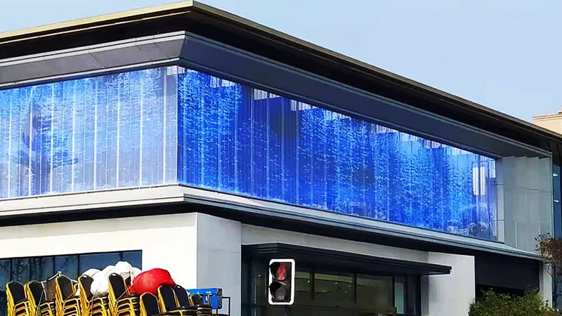 Revelando o futuro: a magia do display LED de vidro transparente