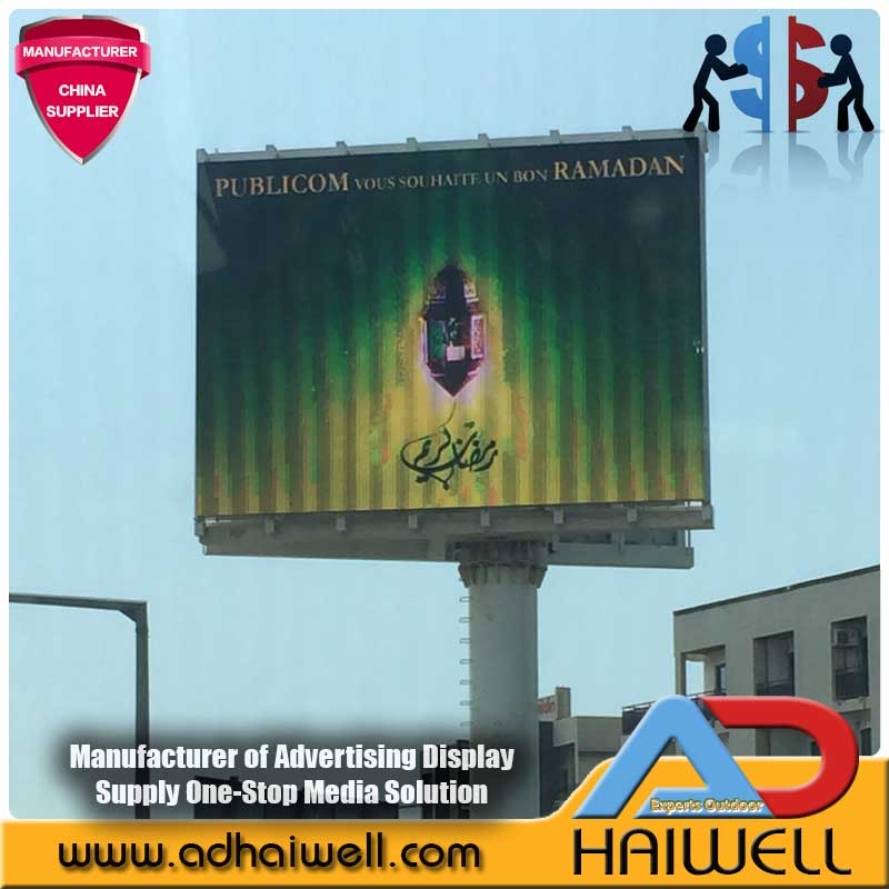 Estrutura de outdoor de publicidade para tela de LED SMD externa 10mx5m