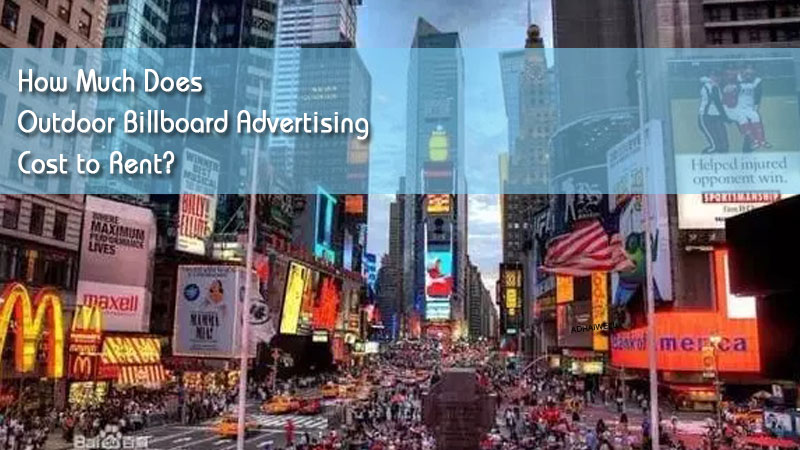 Quanto custa a publicidade da Billboard ao ar livre para alugar?